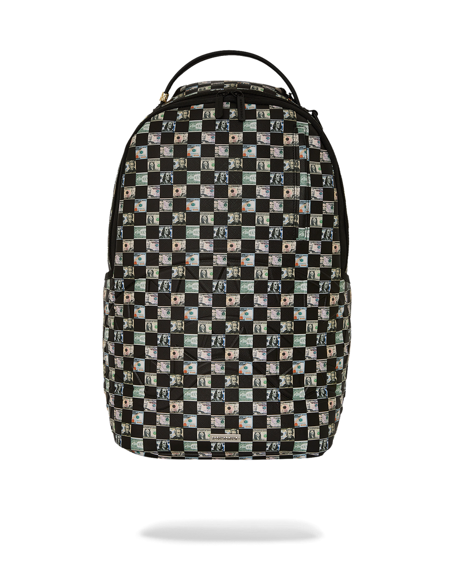SPRAYGROUND® BACKPACK MONEY CHECK PATTERN DLX BACKPACK