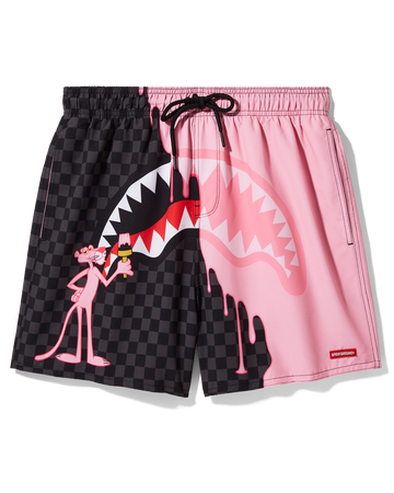 SPRAYGROUND® SWIM PINK PANTHER HALF PAINTED SWIM SHORTS