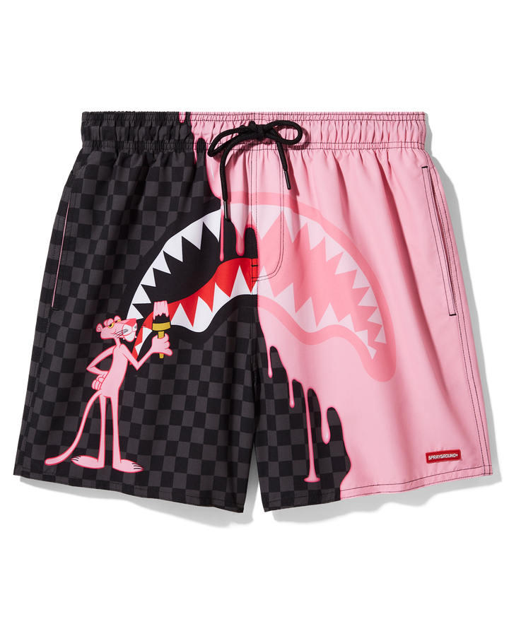 SPRAYGROUND® SWIM PINK PANTHER HALF PAINTED SWIM SHORTS