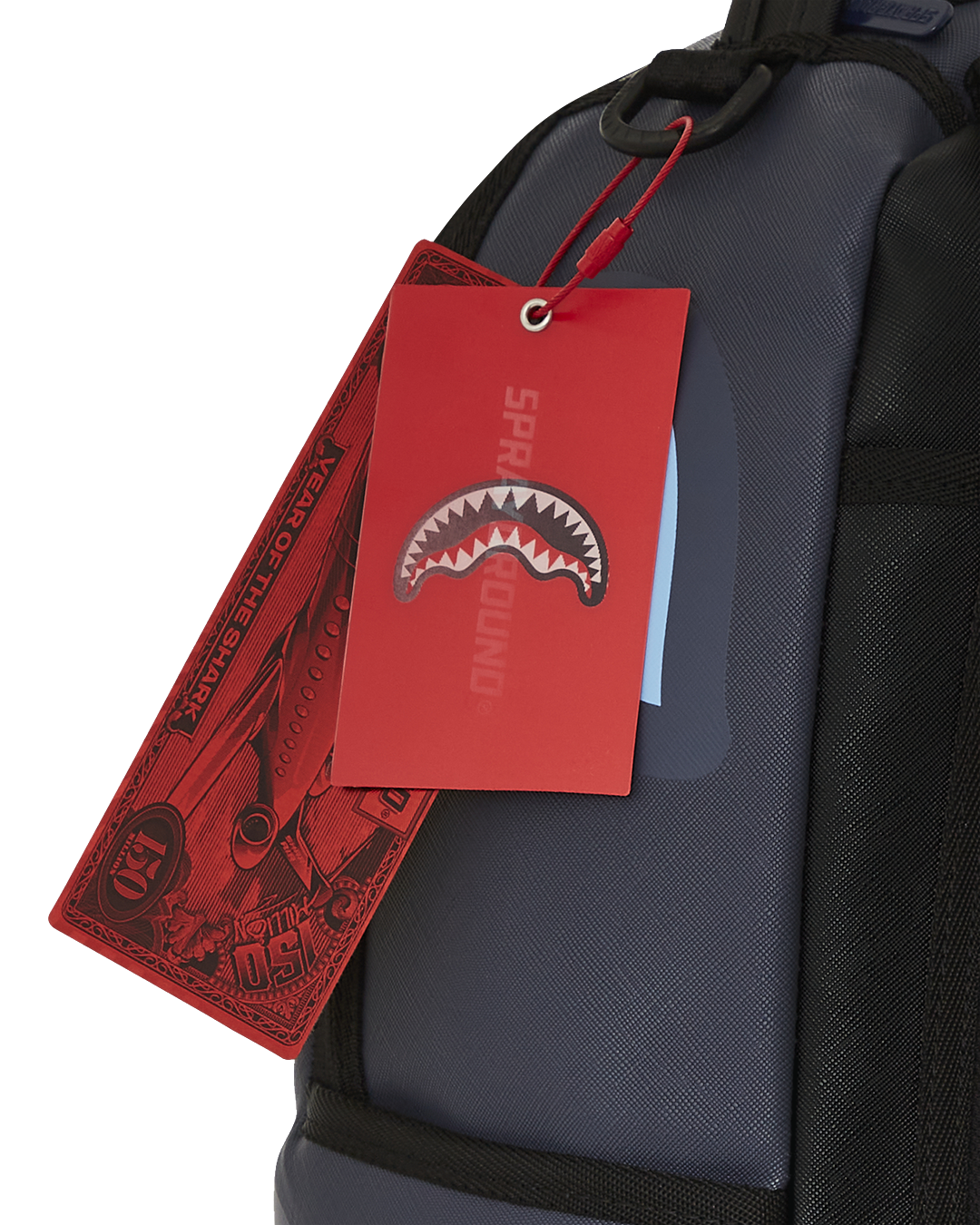 SPRAYGROUND® BACKPACK SHARK CENTRAL MIDNIGHT BLUE DLXSV BACKPACK