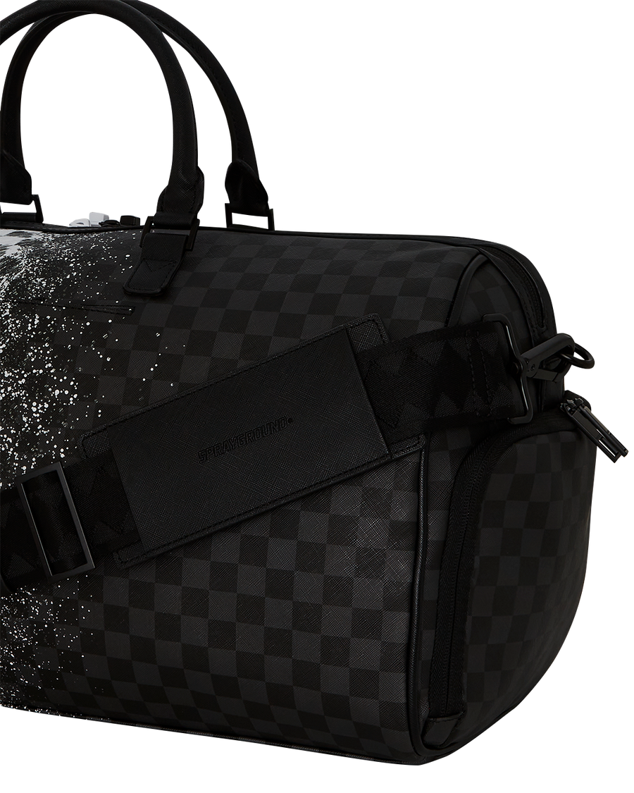 SPRAYGROUND® DUFFLE SCRIBBLE DRIBBLE CHECK DUFFLE