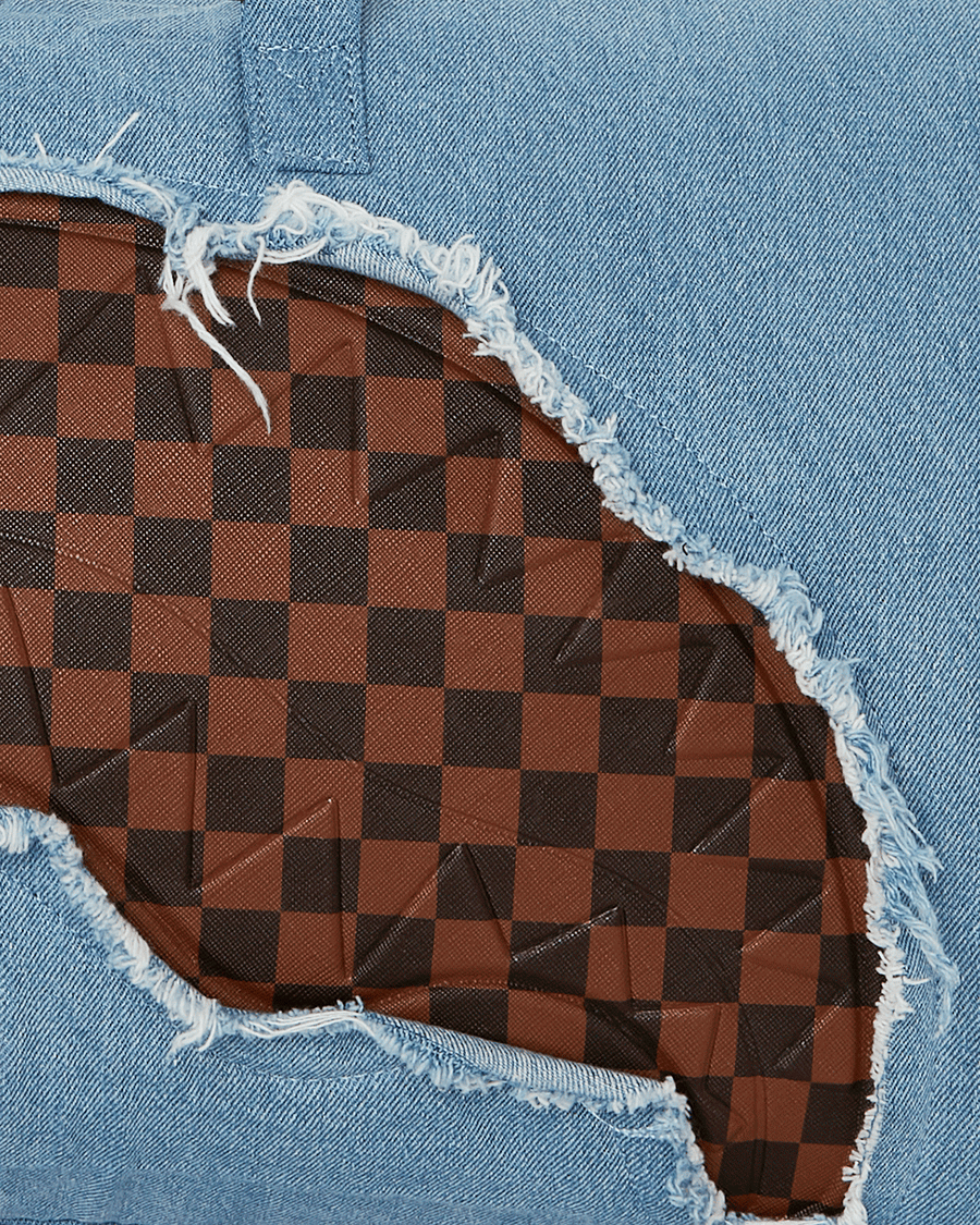SPRAYGROUND® DUFFLE DENIM SHARK DUFFLE