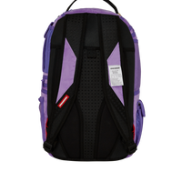 SPRAYGROUND® BACKPACK NOOO WAY!!! A REVERSIBLE BACKPACK - PURPLE VELOUR TO OG SHARKS IN PARIS BACKPACK