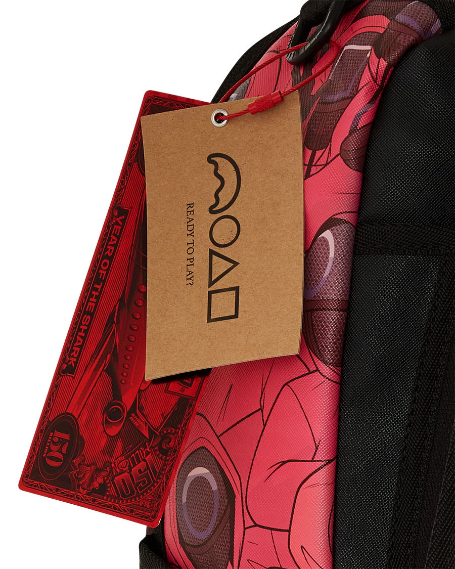SPRAYGROUND® BACKPACK SQUID GAME FRONT MAN AND WORKERS CRAMMED BACKPACK