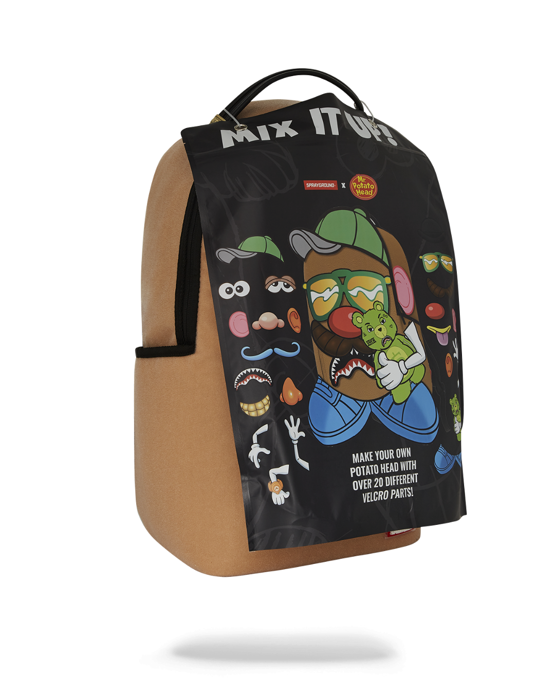 SPRAYGROUND® BACKPACK MR. POTATO HEAD VELCRO PATCH MIX-IT-UP DLXSV BACKPACK