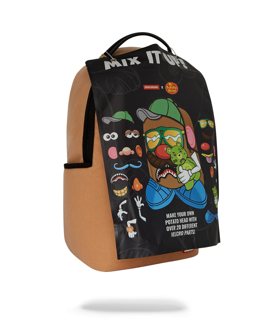 SPRAYGROUND® BACKPACK MR. POTATO HEAD VELCRO PATCH MIX-IT-UP DLXSV BACKPACK