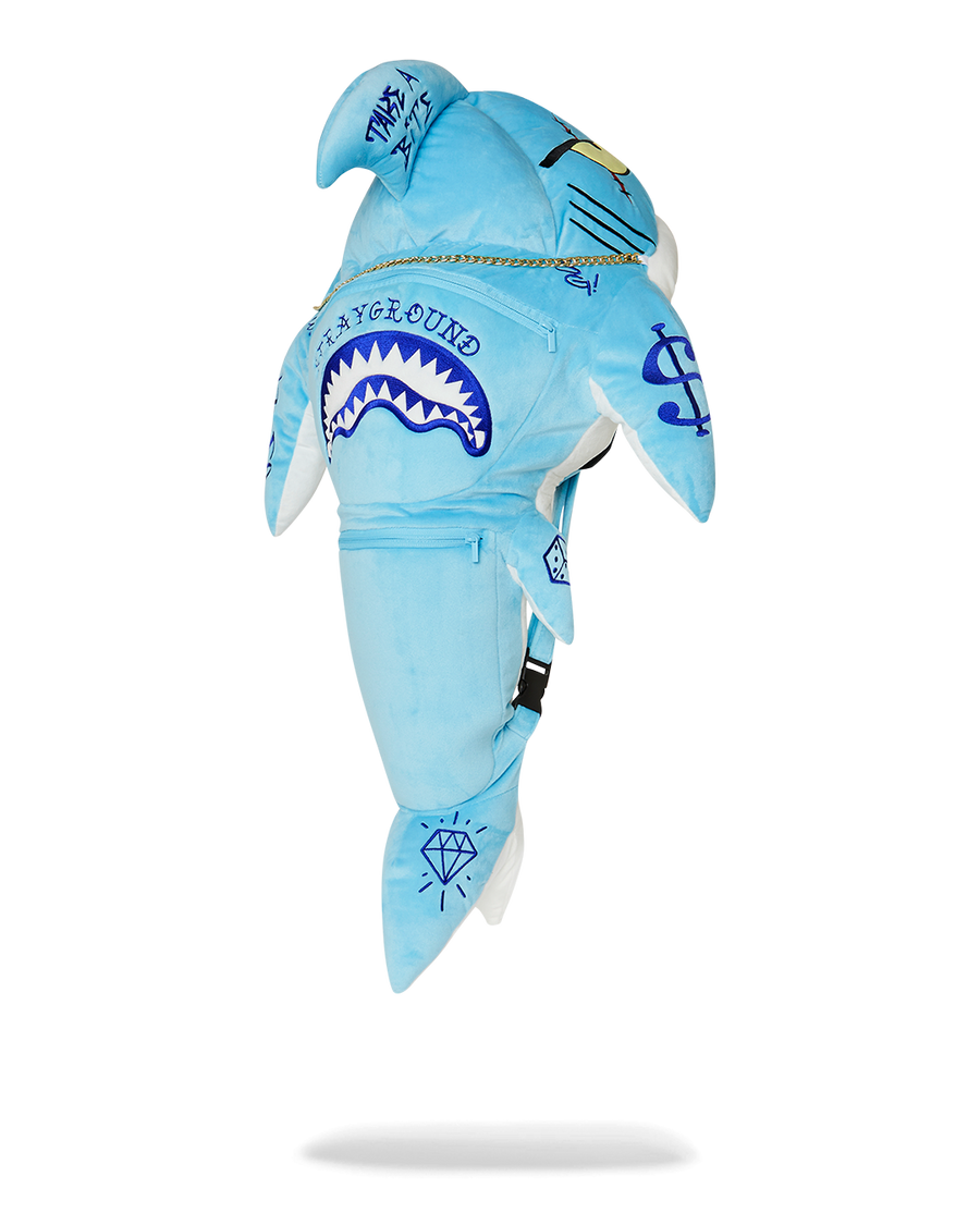 SPRAYGROUND® BACKPACK STUFFED SAVAGE HOODY BACKPACK SHARK
