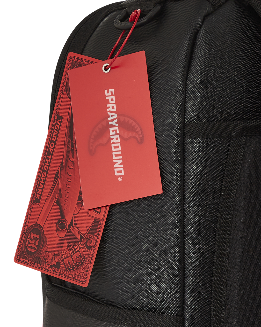 SPRAYGROUND® BACKPACK SHARK CENTRAL BREAKUP CHECK SORBET GREY BACKPACK