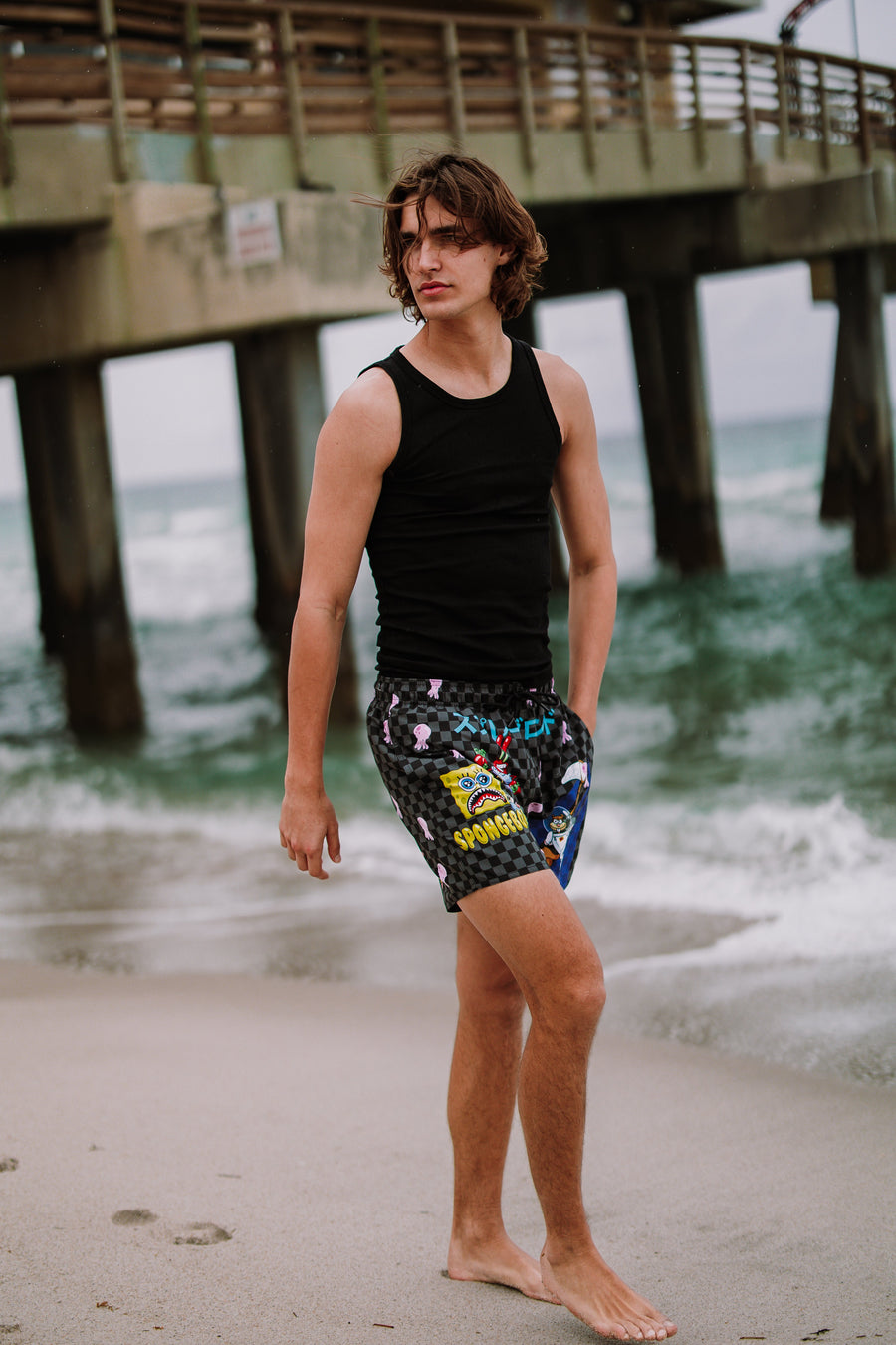 SPRAYGROUND® SWIM SPONGEBOB TOKYO BUBBLE SWIM SHORTS