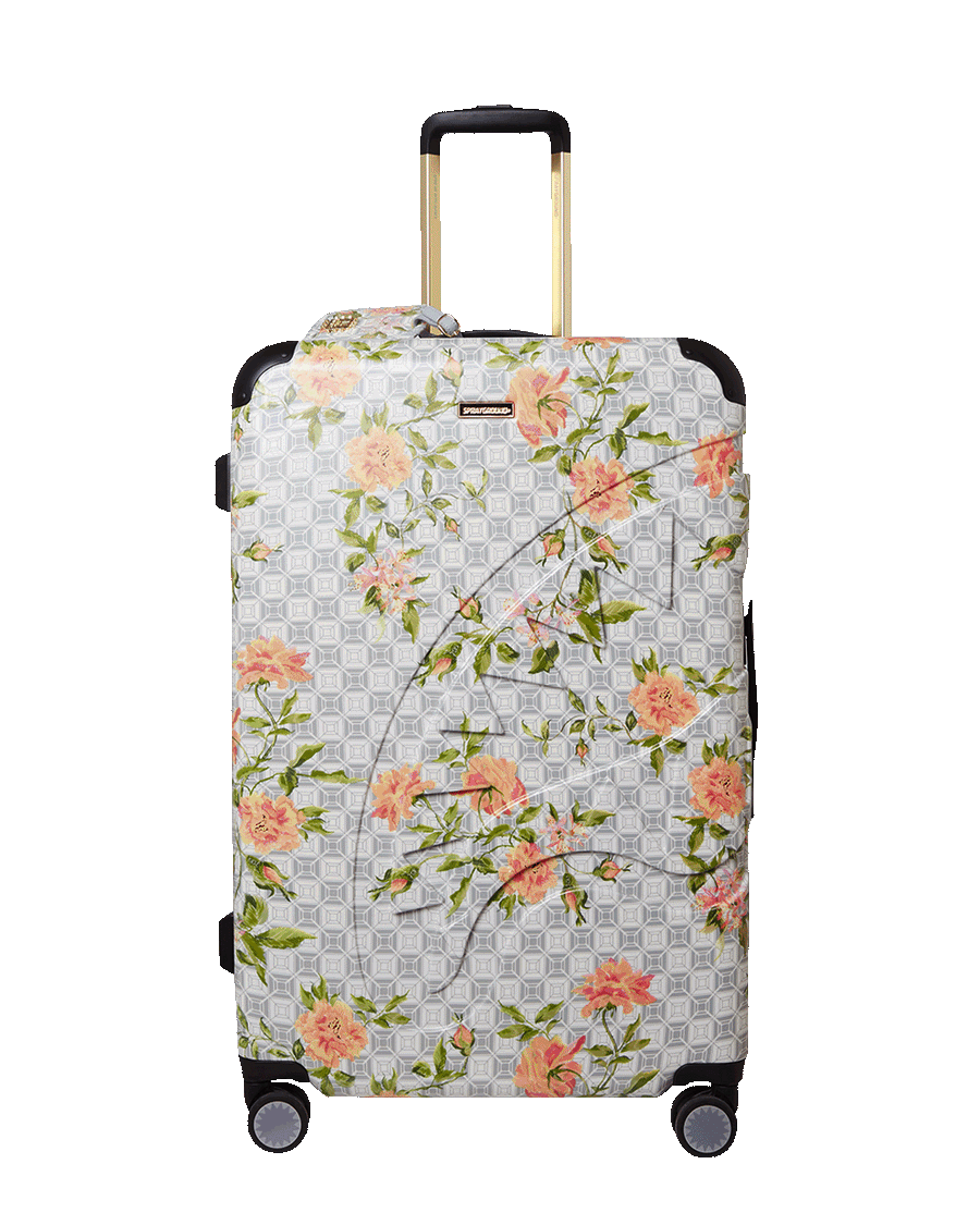 SPRAYGROUND® LUGGAGE A.I. AFRICAN INTELLIGENCE ELEGANT ENERGY FULL SIZE LUGGAGE - SANDFLOWER COLLAB