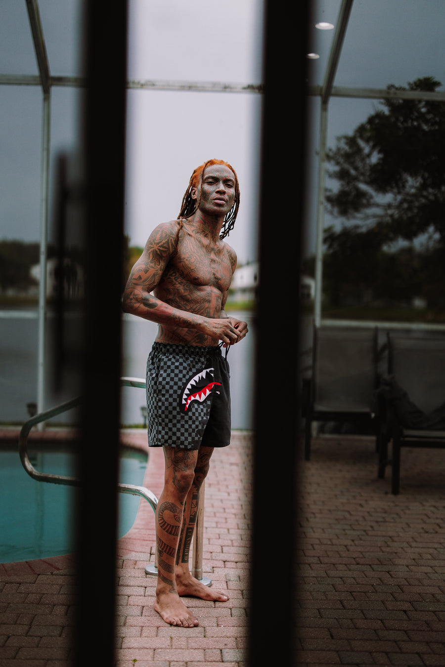 SPRAYGROUND® SWIM SPEED SHARK SIDE SWIPE SWIM SHORTS