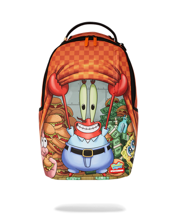 SPRAYGROUND® BACKPACK MONEY UP FOR KRABS DLXSV BACKPACK