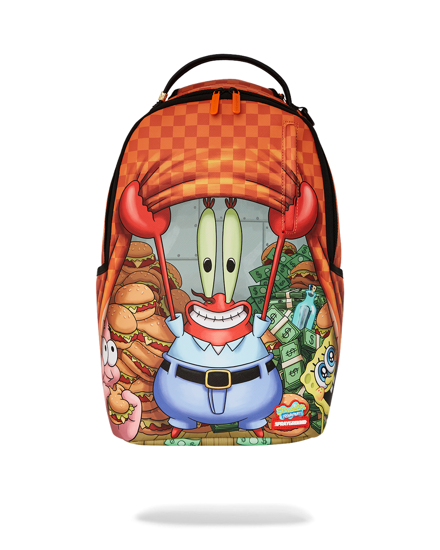 SPRAYGROUND® BACKPACK MONEY UP FOR KRABS DLXSV BACKPACK