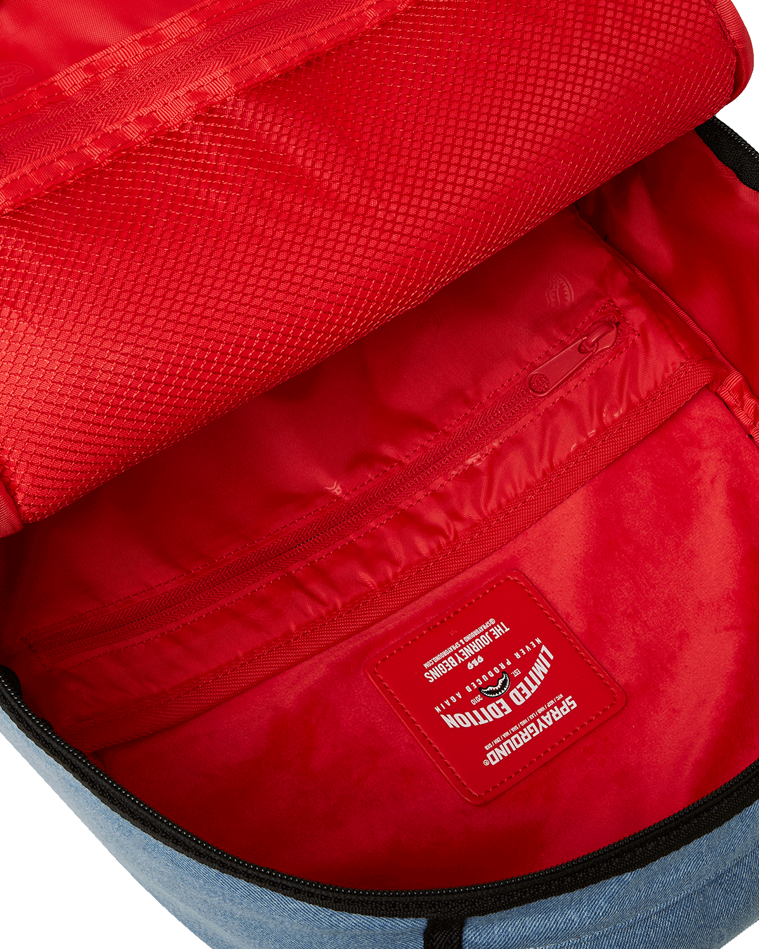 SPRAYGROUND® BACKPACK DENIM SHARK BITE DLXSV BACKPACK