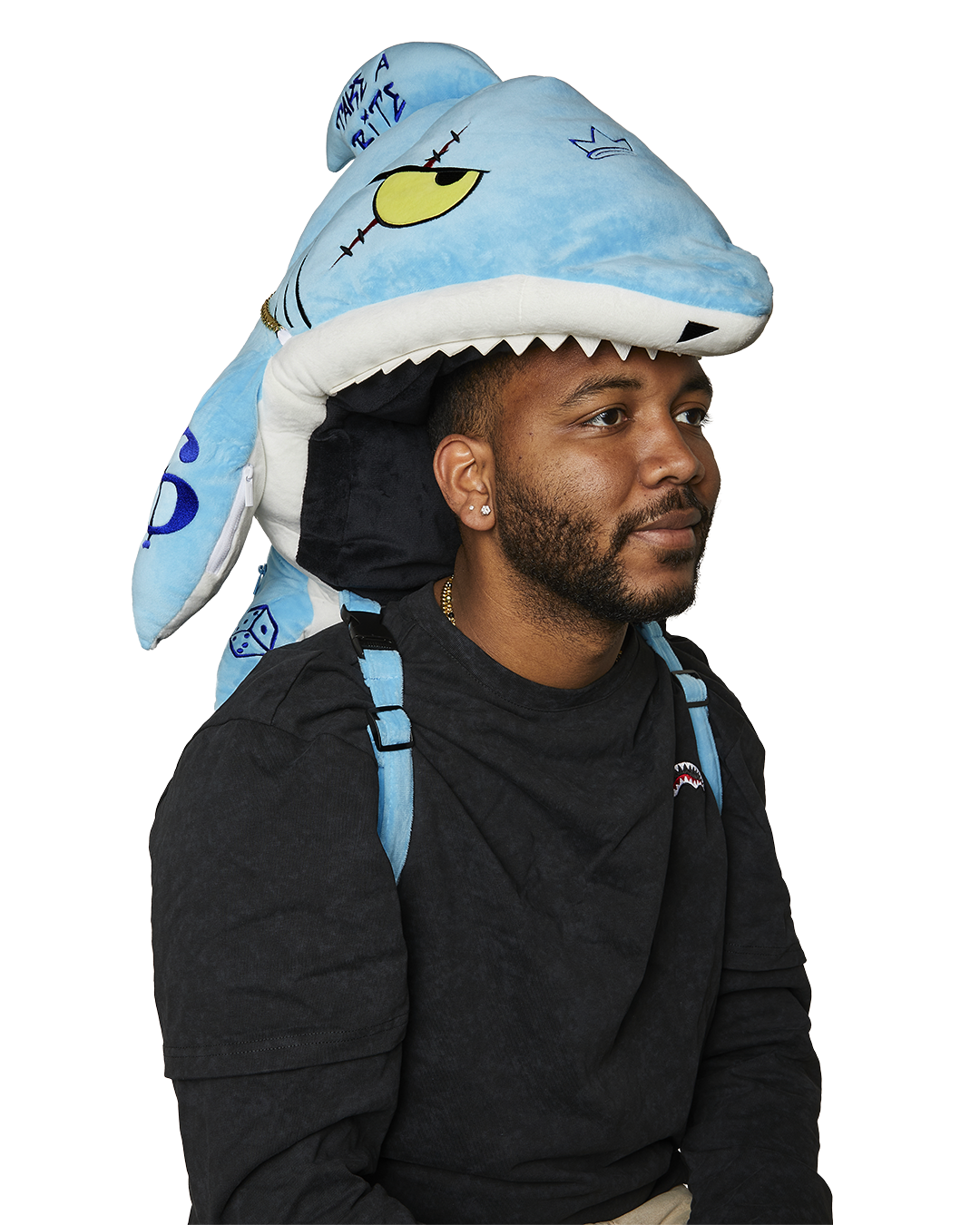 SPRAYGROUND® BACKPACK STUFFED SAVAGE HOODY BACKPACK SHARK