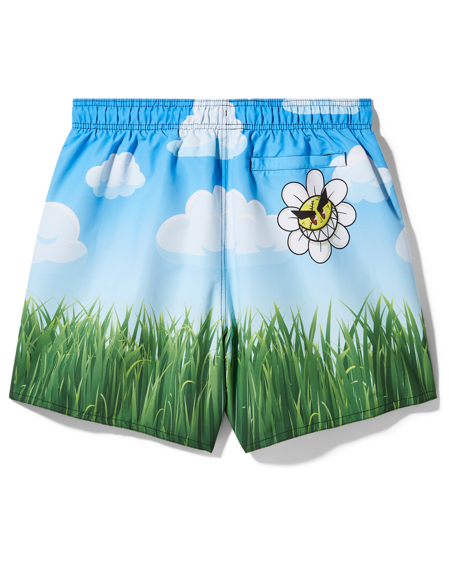 SPRAYGROUND® SWIM CRAZY DAISIES SWIM SHORTS
