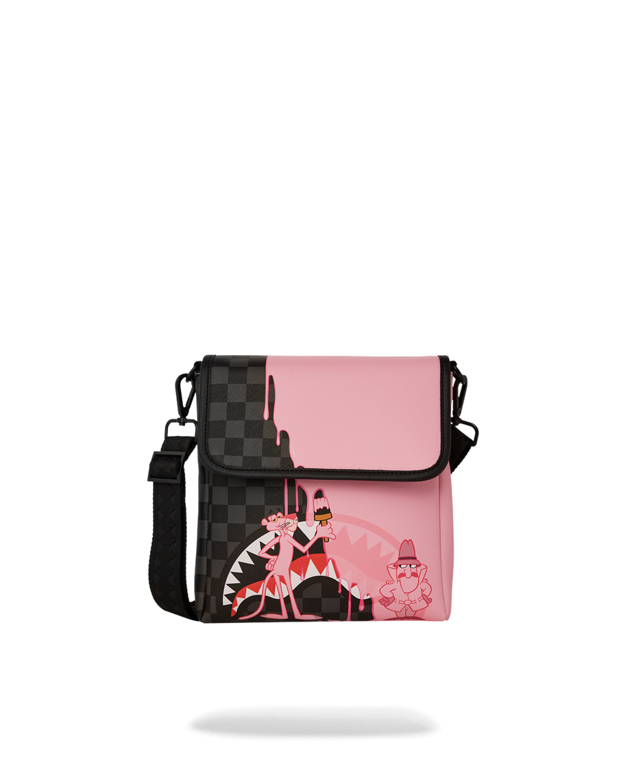 SPRAYGROUND® SLING PINK PANTHER PINK PAINTER MESSENGER SLING BAG