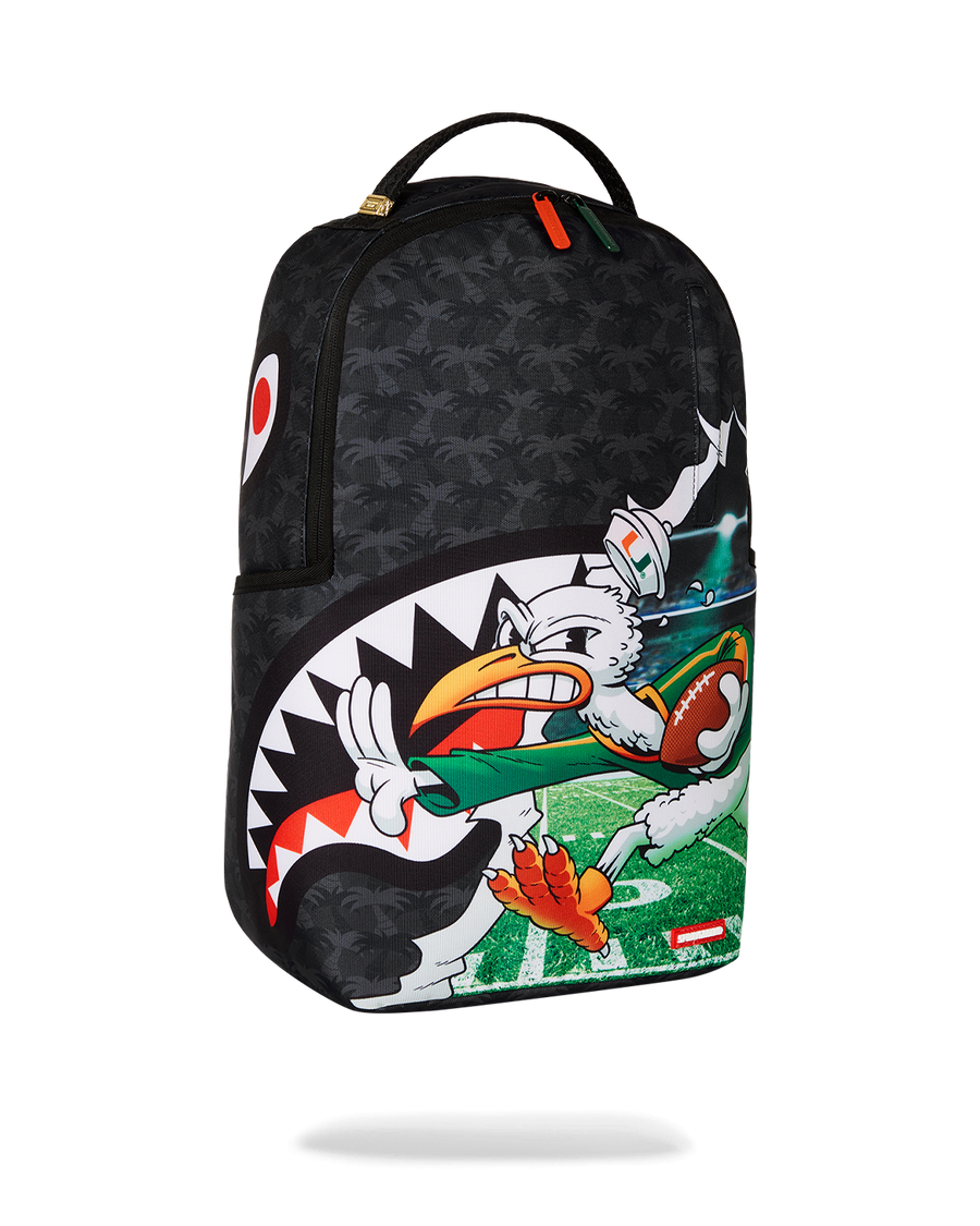 SPRAYGROUND® BACKPACK UNIVERSITY OF MIAMI TOUCH DOWN DLXR BACKPACK