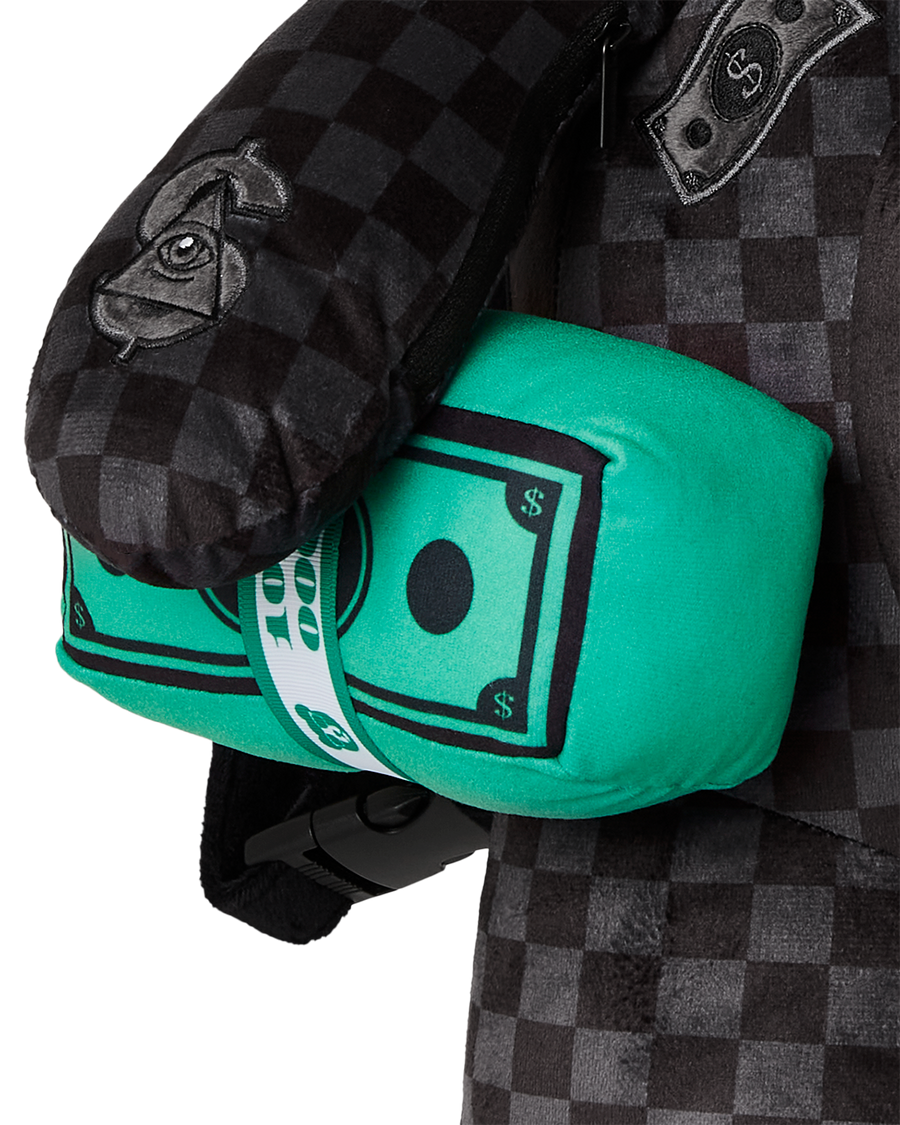 SPRAYGROUND® BACKPACK UNFINISHED SHARK MONEYBEAR TEDDY BEAR BACKPACK