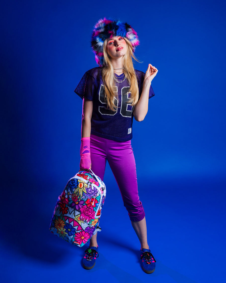 SPRAYGROUND® BACKPACK DRIPPY GRAFFITI FLORAL DLXR BACKPACK