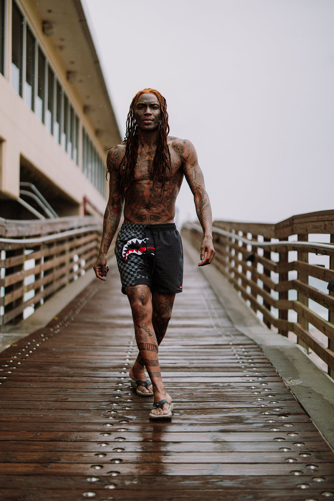 SPRAYGROUND® SWIM SPEED SHARK SIDE SWIPE SWIM SHORTS