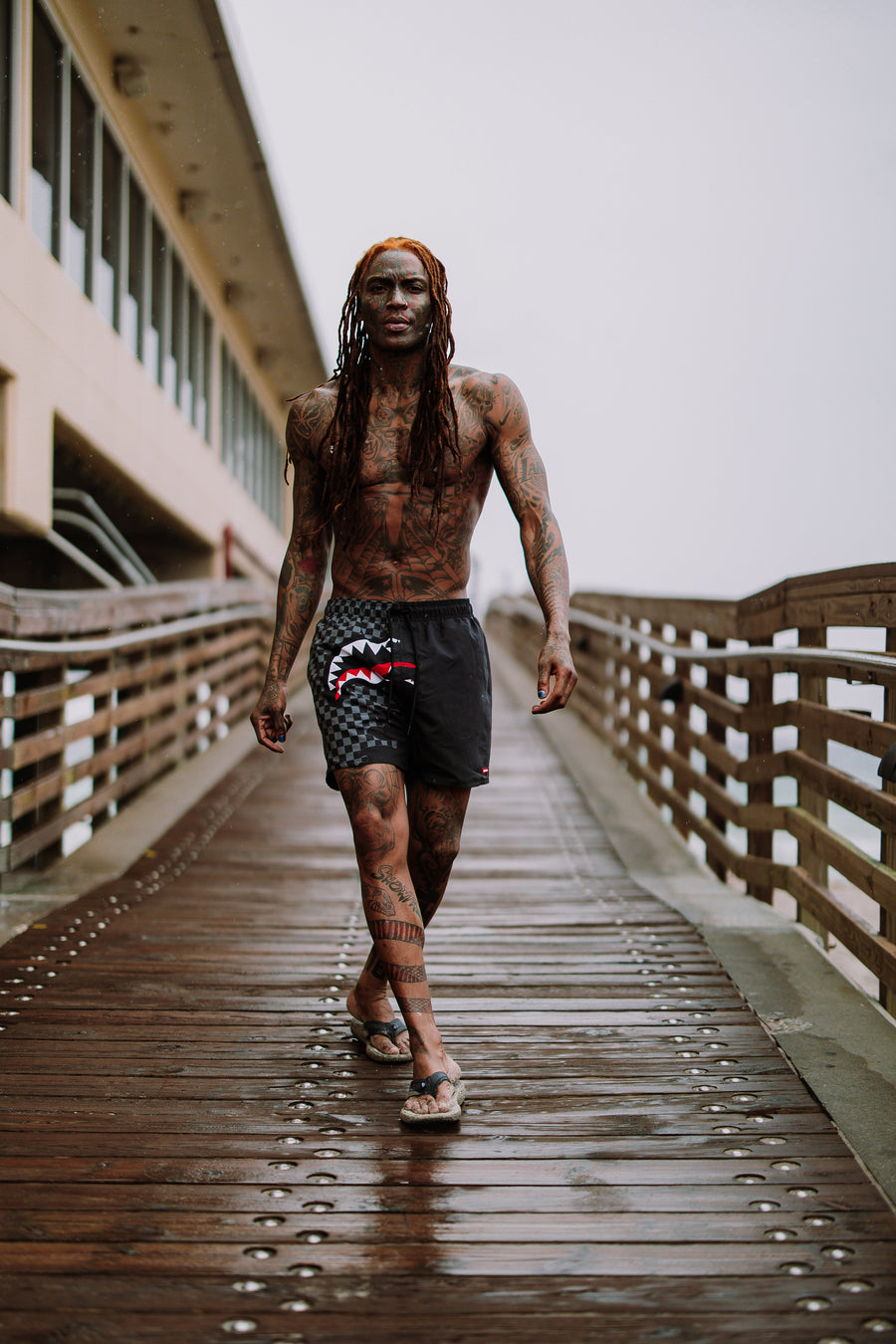 SPRAYGROUND® SWIM SPEED SHARK SIDE SWIPE SWIM SHORTS