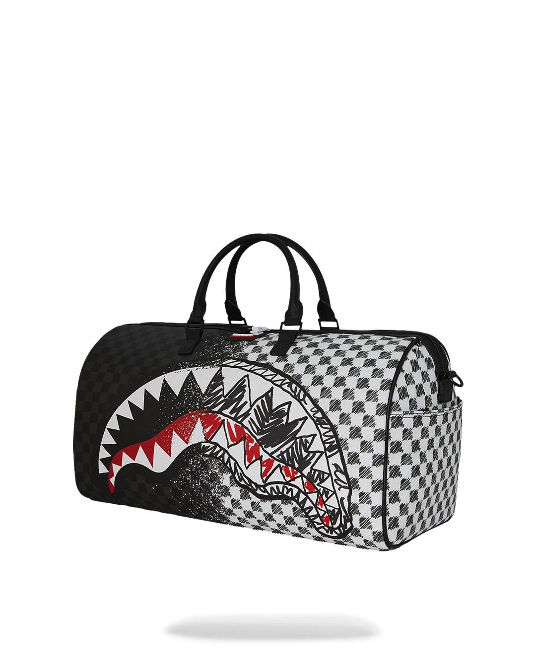 SPRAYGROUND® DUFFLE SCRIBBLE DRIBBLE CHECK DUFFLE