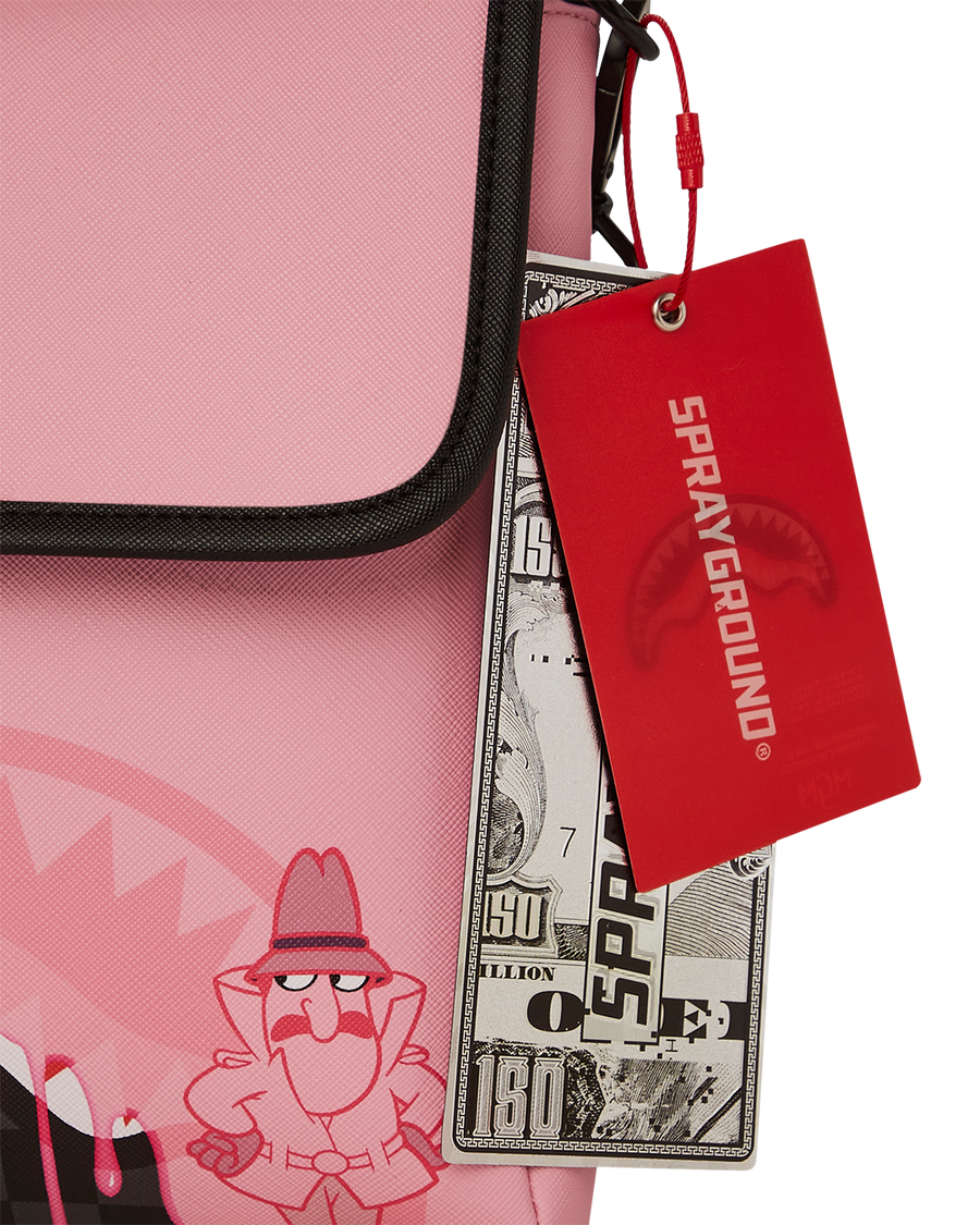 SPRAYGROUND® SLING PINK PANTHER PINK PAINTER MESSENGER SLING BAG