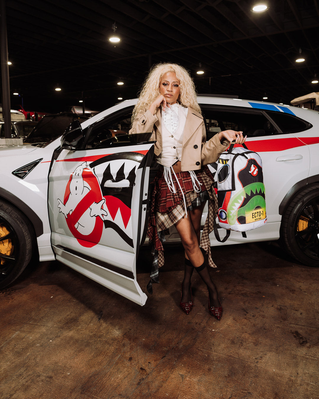 SPRAYGROUND® BACKPACK GHOSTBUSTERS ECTO-SHARK BACKPACK