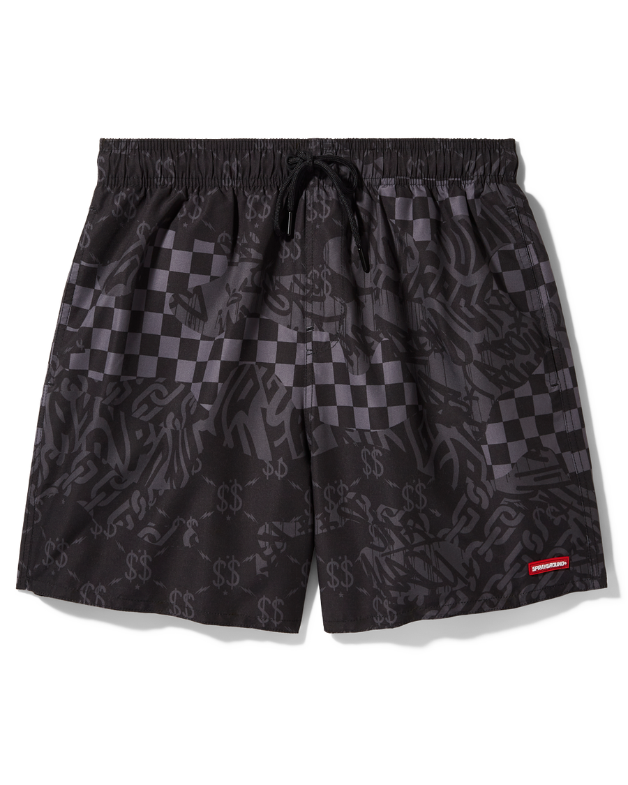 SPRAYGROUND® SWIM 3AM CHECK SWIM SHORTS
