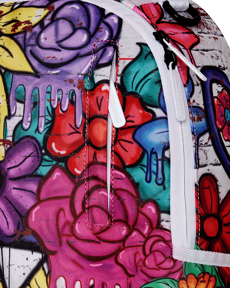 SPRAYGROUND® BACKPACK DRIPPY GRAFFITI FLORAL DLXR BACKPACK