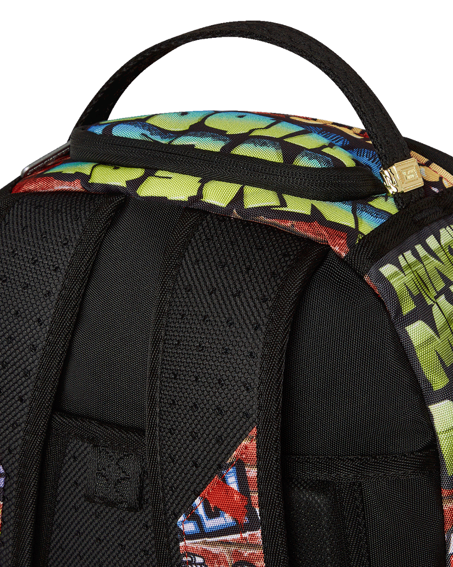 SPRAYGROUND® BACKPACK MONOPOLY GRAFFITI GOLD RUSH DLXR BACKPACK