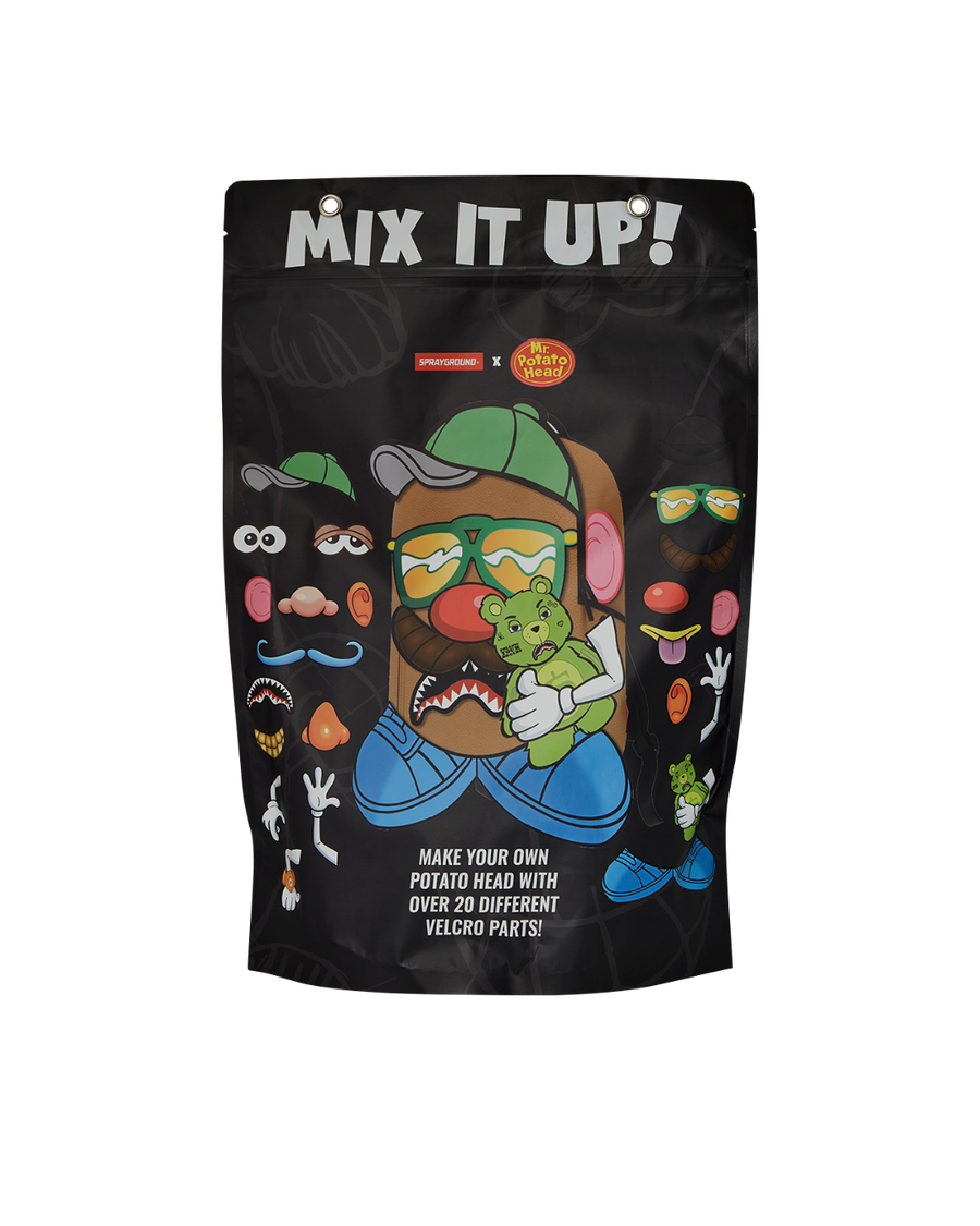 SPRAYGROUND® BACKPACK MR. POTATO HEAD VELCRO PATCH MIX-IT-UP DLXSV BACKPACK