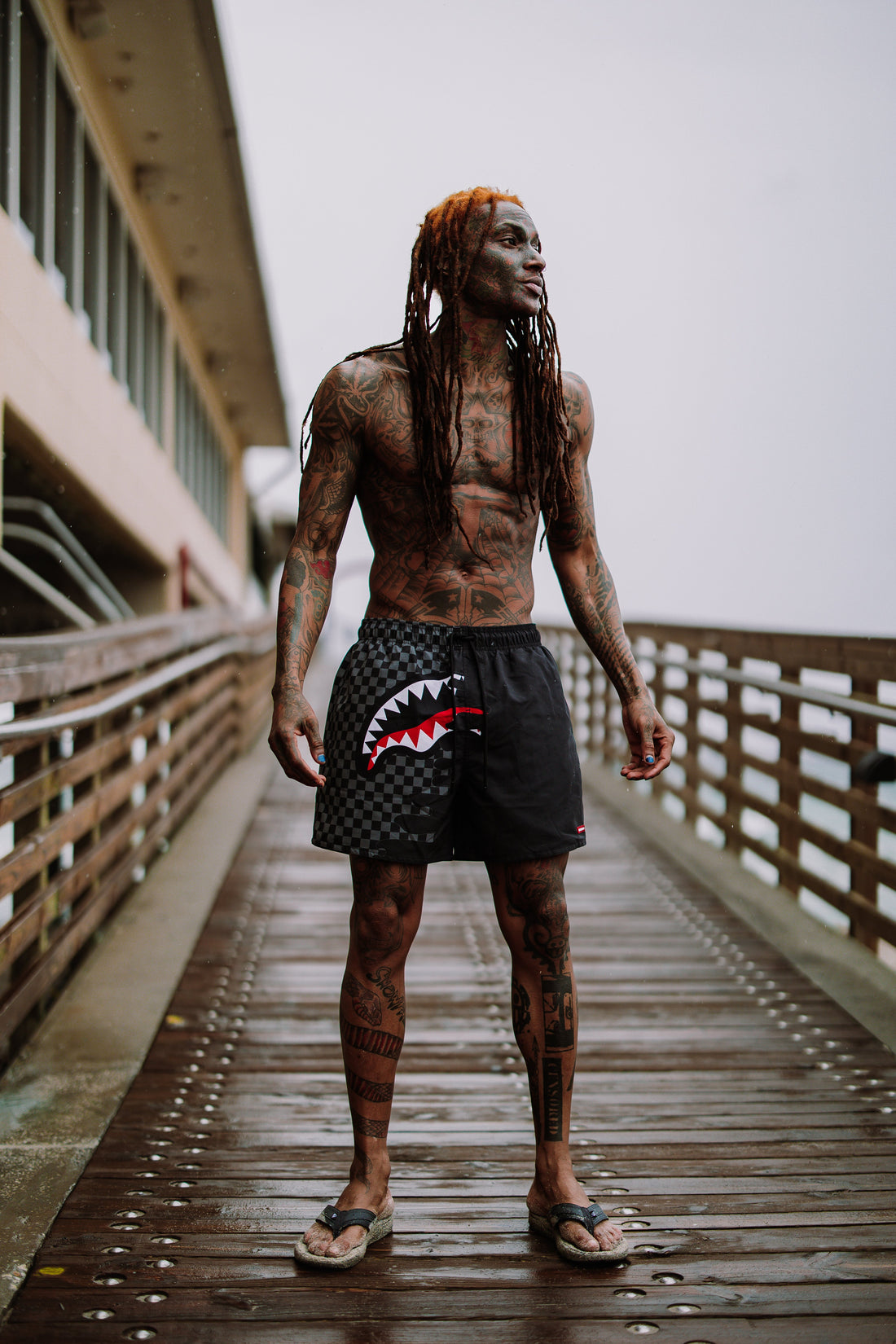SPRAYGROUND® SWIM SPEED SHARK SIDE SWIPE SWIM SHORTS