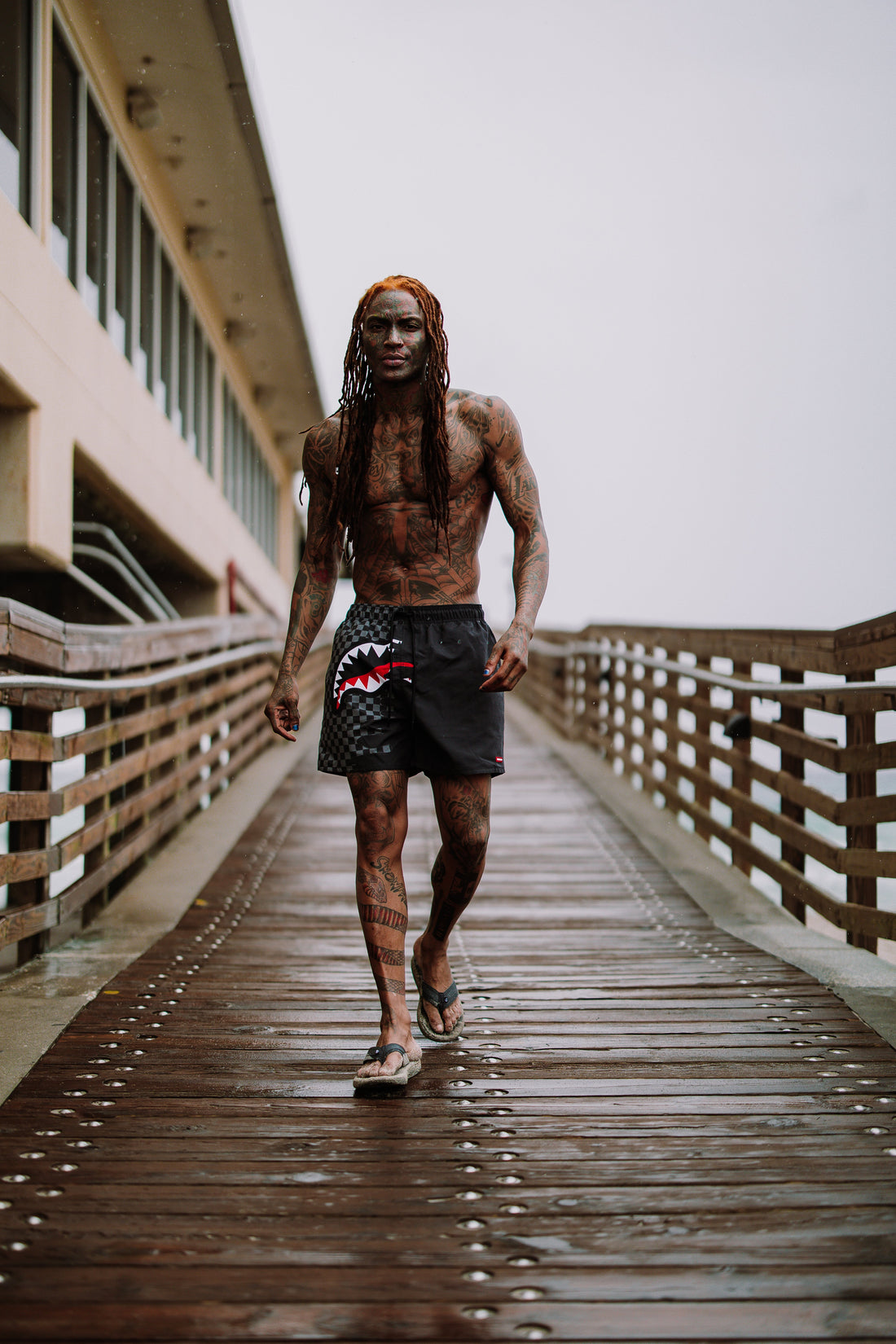 SPRAYGROUND® SWIM SPEED SHARK SIDE SWIPE SWIM SHORTS