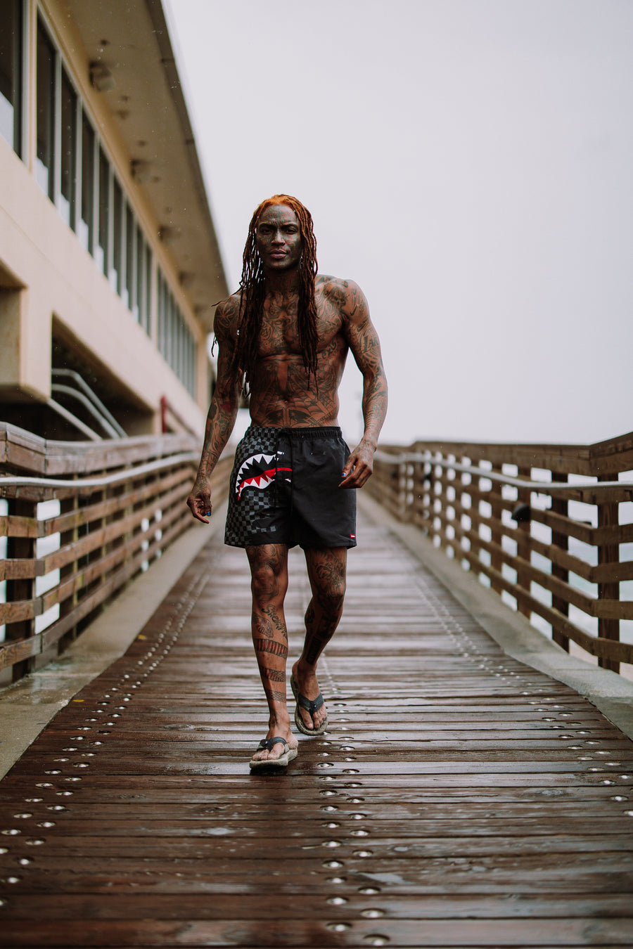 SPRAYGROUND® SWIM SPEED SHARK SIDE SWIPE SWIM SHORTS