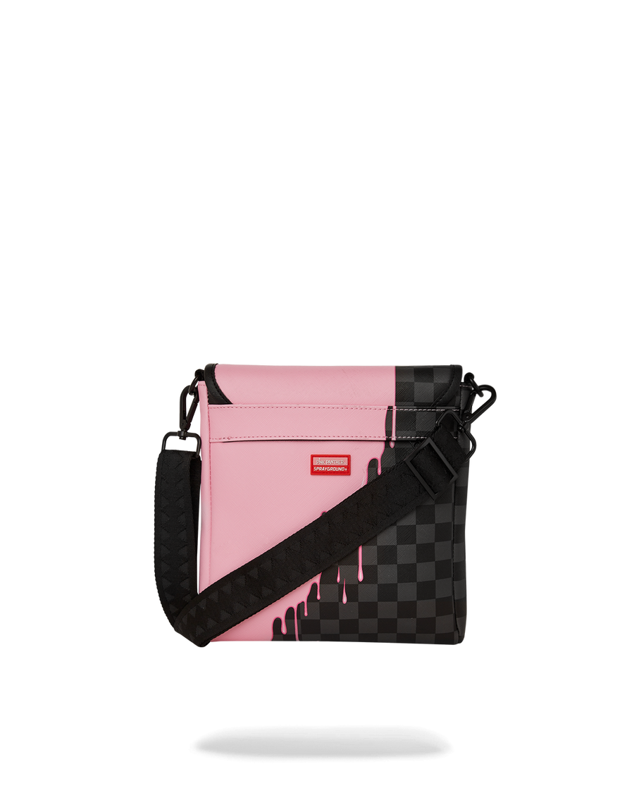 SPRAYGROUND® SLING PINK PANTHER PINK PAINTER MESSENGER SLING BAG