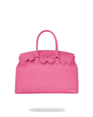 SPRAYGROUND® HANDBAG JAMES GLOBAL PINK SPIRKIN HANDBAG
