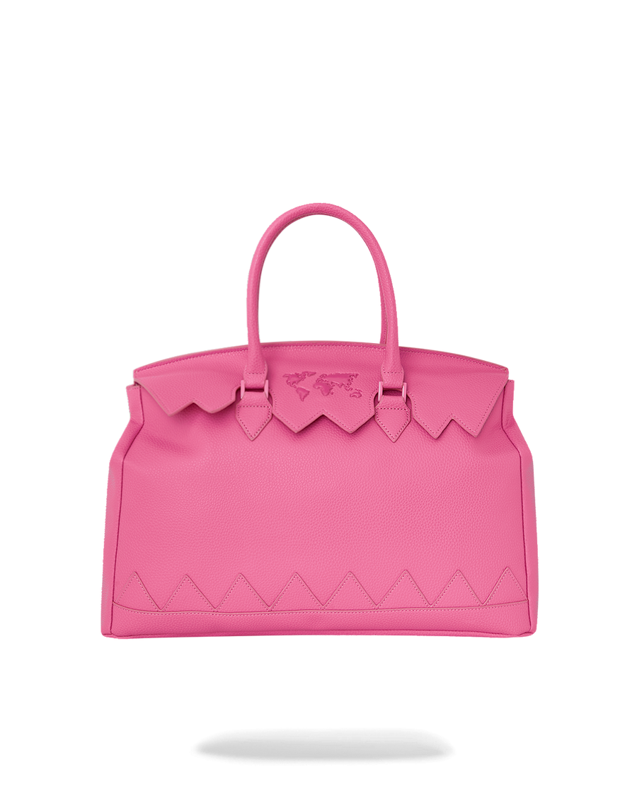 SPRAYGROUND® HANDBAG JAMES GLOBAL PINK SPIRKIN HANDBAG