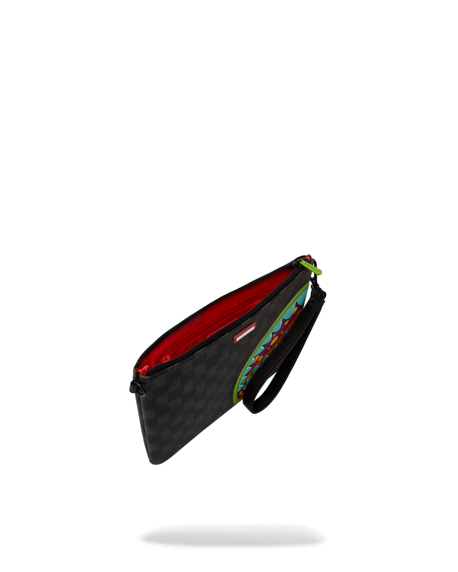 SPRAYGROUND® POUCHETTE SLIME TAKEOVER CROSSOVER CLUTCH