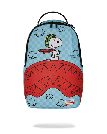 SPRAYGROUND® BACKPACK SNOOPY PILOT SHARK DLXSV BACKPACK