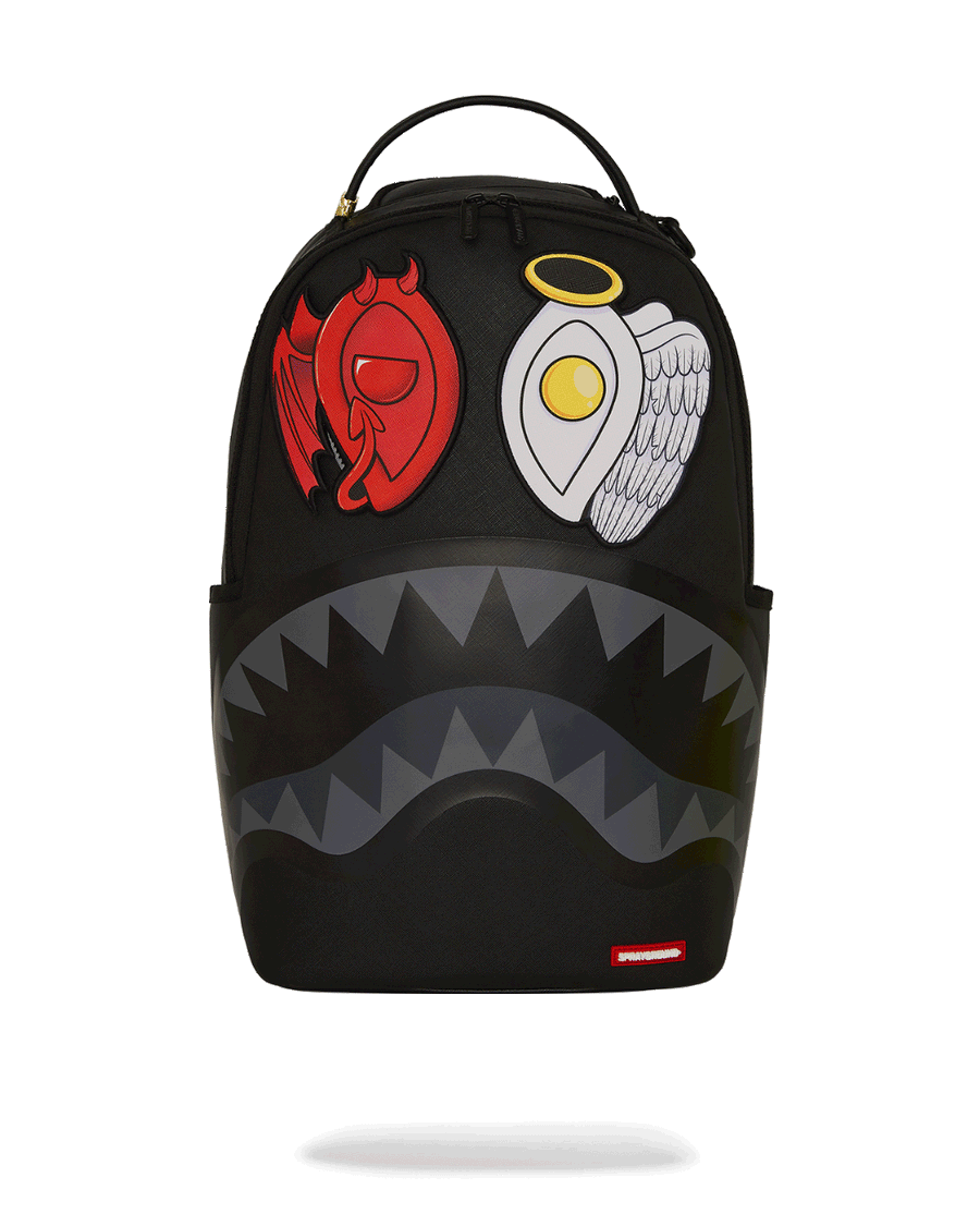 SPRAYGROUND® BACKPACK BLACK REMOVABLE EYES DLXSV BACKPACK