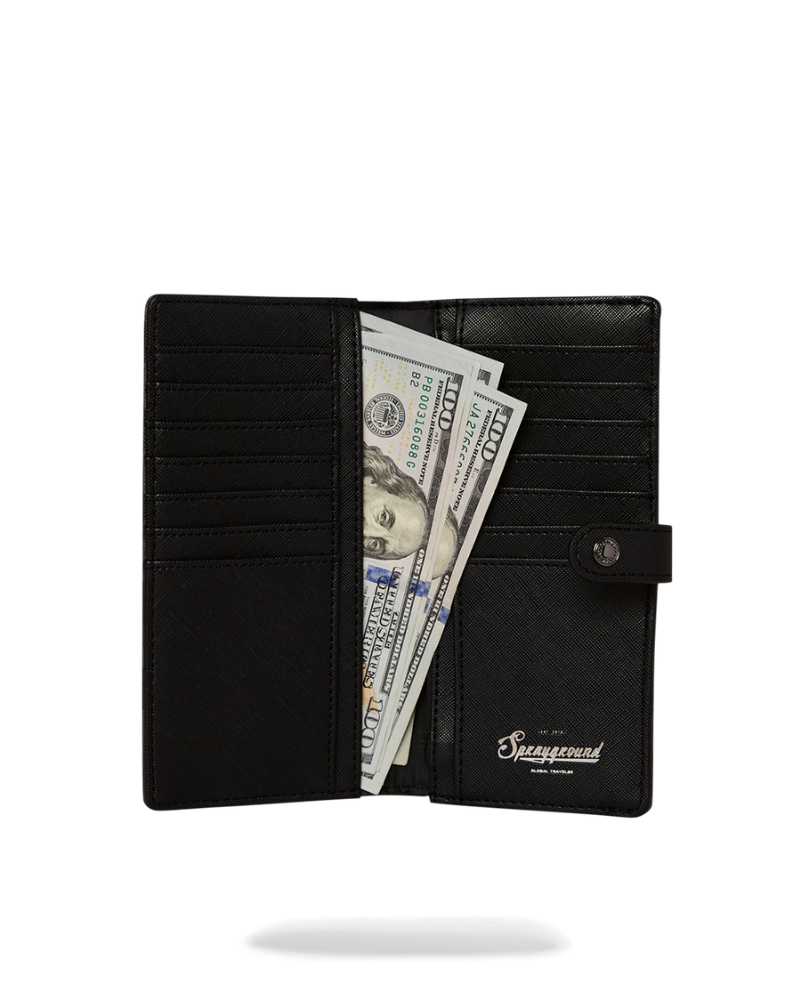 SPRAYGROUND® WALLET MIDNIGHT CHATEAU SINGLE-FOLD WALLET