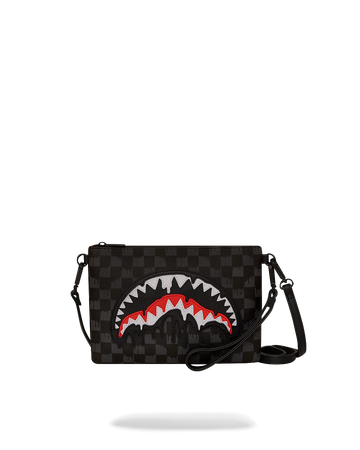 SPRAYGROUND® POUCHETTE SHARKS IN PARIS THUNDERDRIP CROSSOVER CLUTCH