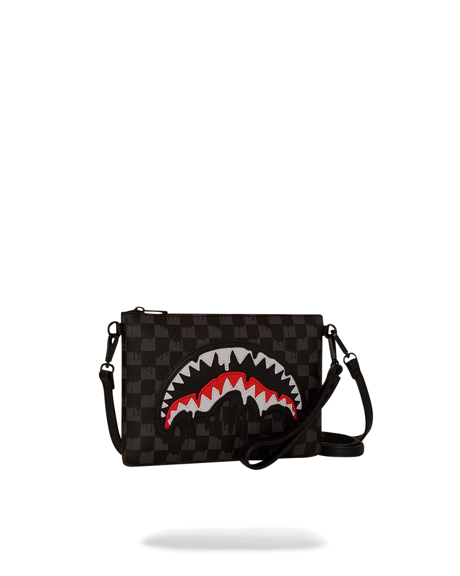 SPRAYGROUND® POUCHETTE SHARKS IN PARIS THUNDERDRIP CROSSOVER CLUTCH