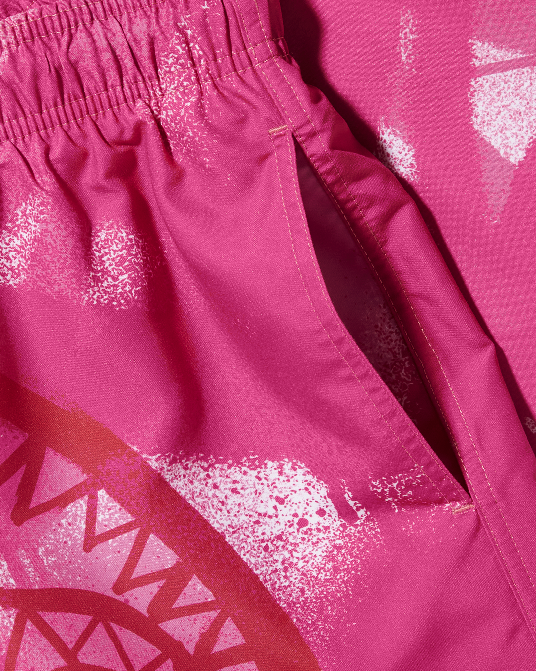 SPRAYGROUND® SWIM PINK VANDAL SWIM SHORTS