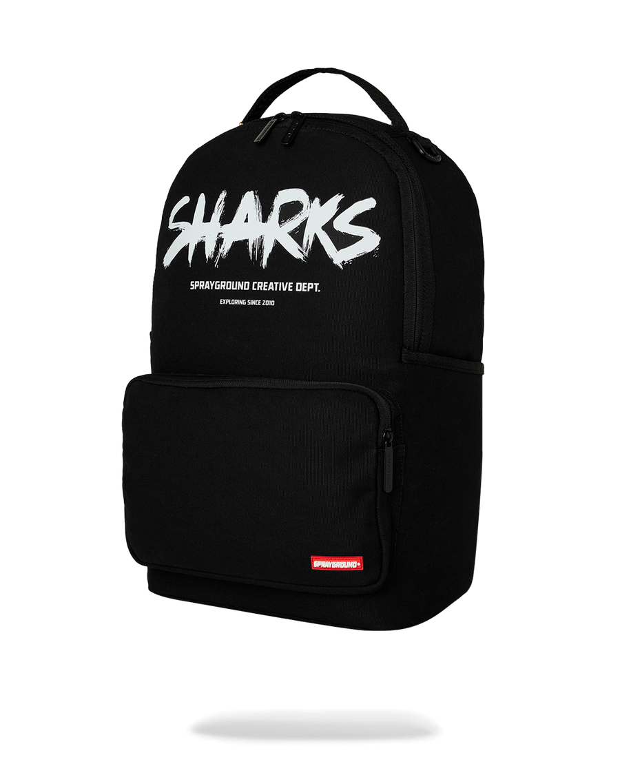 SPRAYGROUND® BACKPACK SHARKS CREAVTIVE DEPT CARGO POCKET DLXS BACKPACK