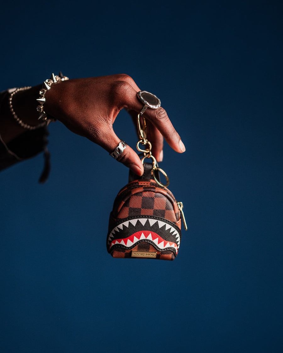 SPRAYGROUND® KEYCHAIN SAWTOOTH SHARKS IN PARIS BACKPACK KEYCHAIN