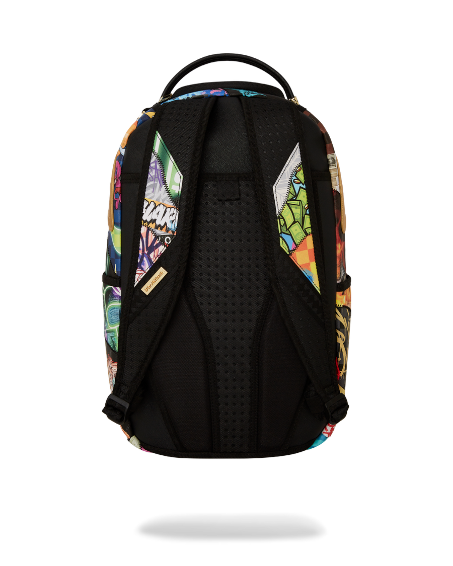 SPRAYGROUND® BACKPACK 15 YEARS GOLD AND SPLICED DLXV BACKPACK
