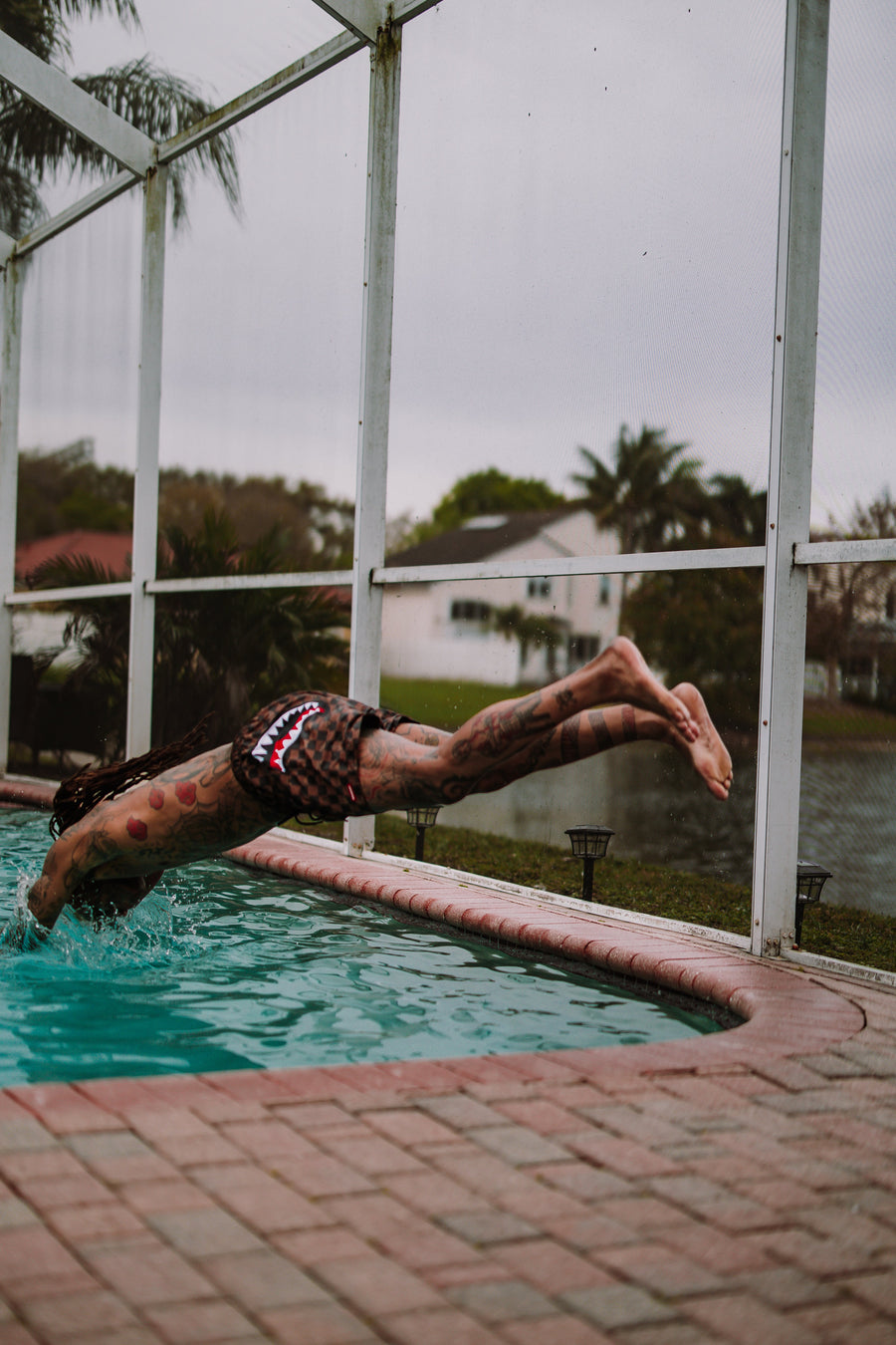 SPRAYGROUND® SWIM GLOBAL MOGUL BILLIONAIRE SWIM SHORTS